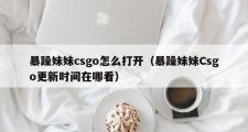 暴躁妹妹csgo怎么打开（暴躁妹妹Csgo更新时间在哪看）
